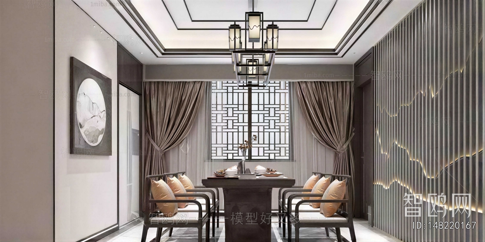 New Chinese Style Dining Room