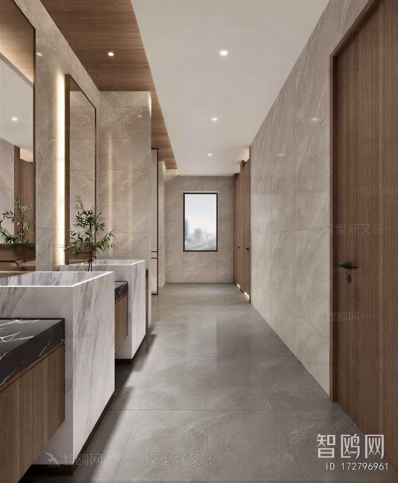 Modern Public Toilet