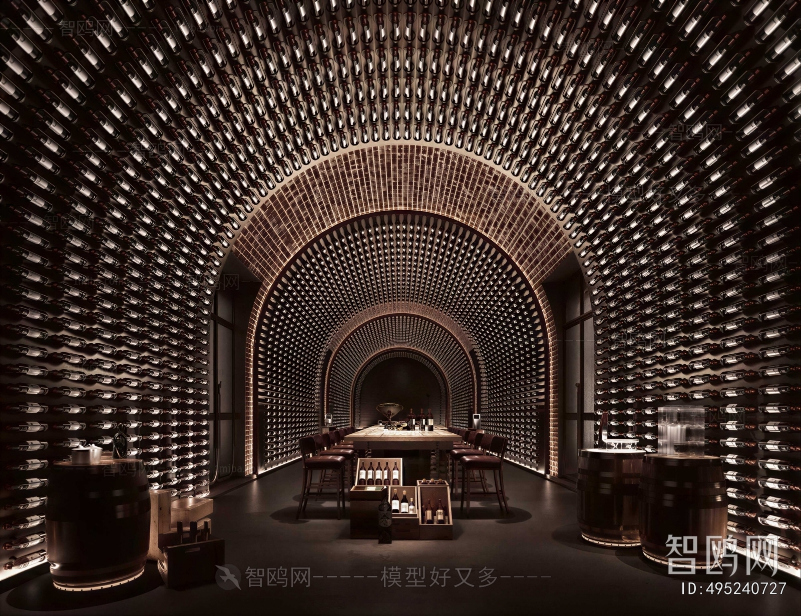 Modern Wine Cellar/Wine Tasting Room