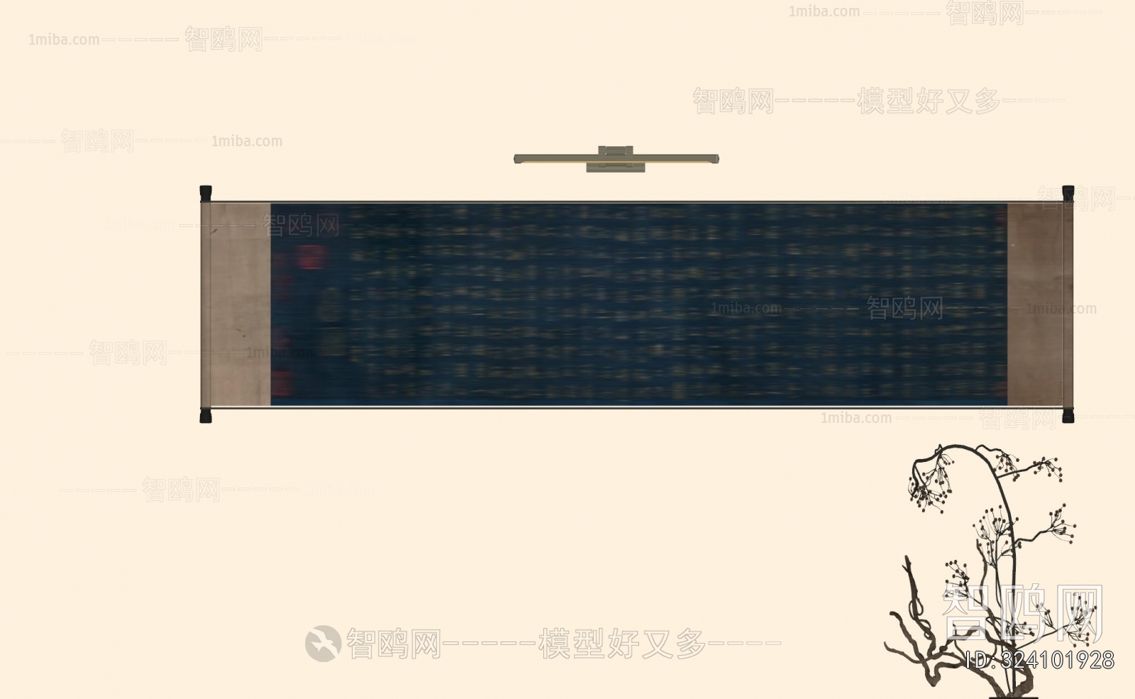 New Chinese Style Calligraphy And Painting