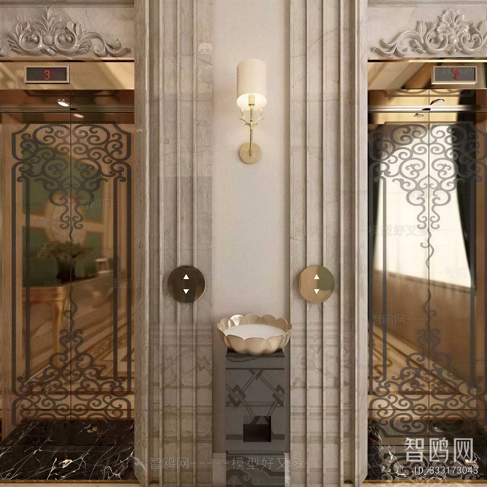 European Style Elevator Hall