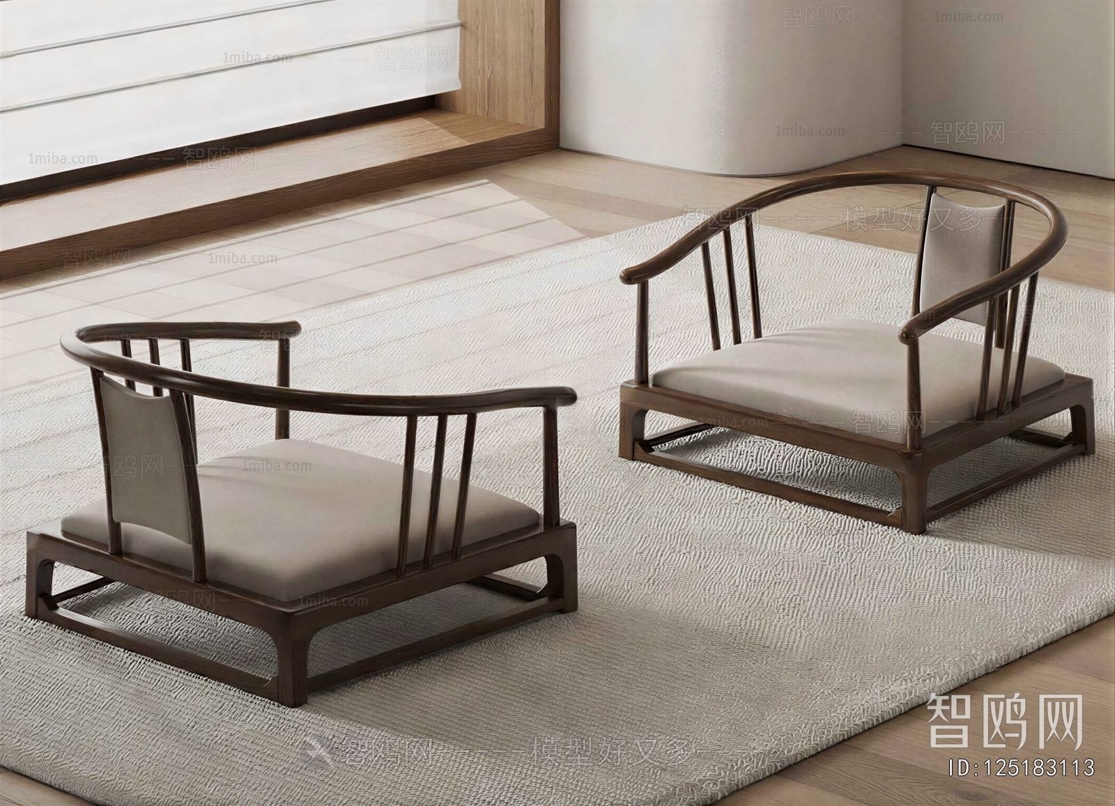 New Chinese Style Lounge Chair