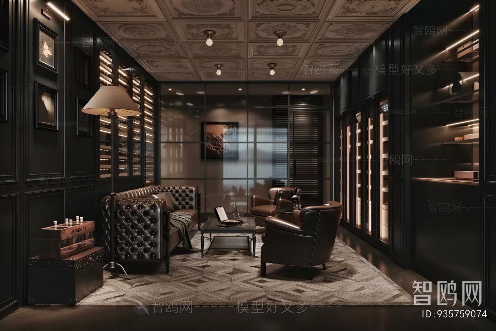 Retro Style Wine Cellar/Wine Tasting Room