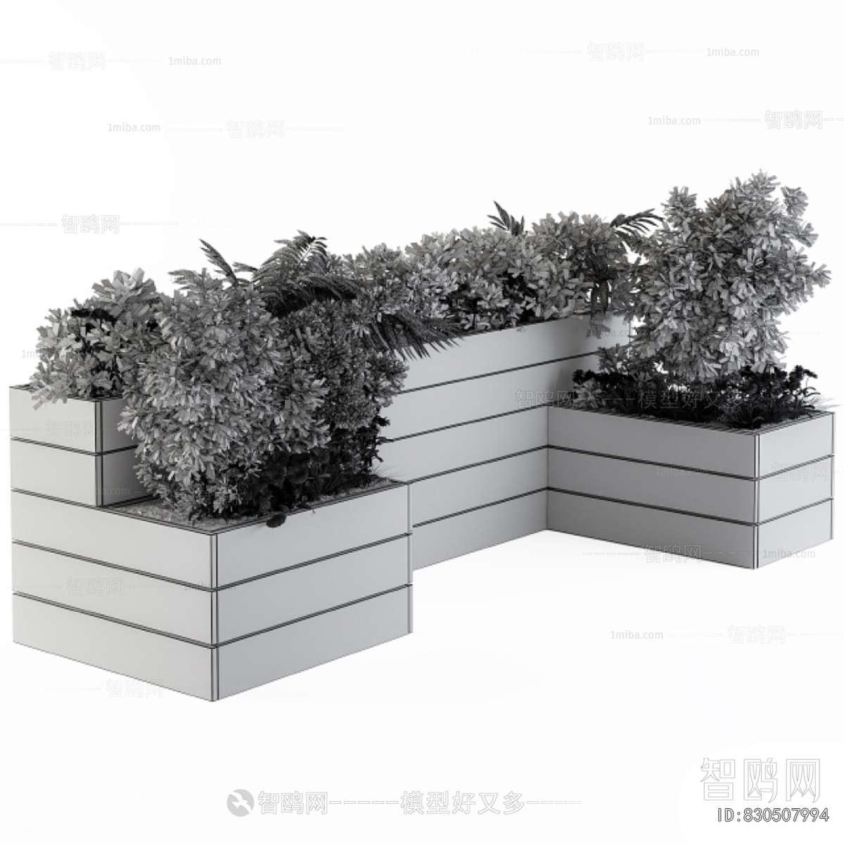 Modern Flower Bed, Flower Bowl, Flower Box
