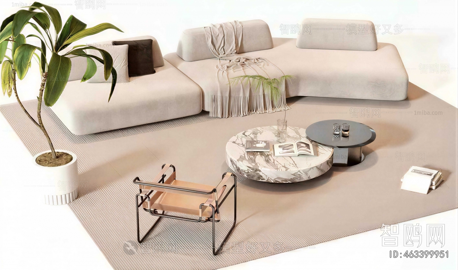 Nordic Style Sofa Combination