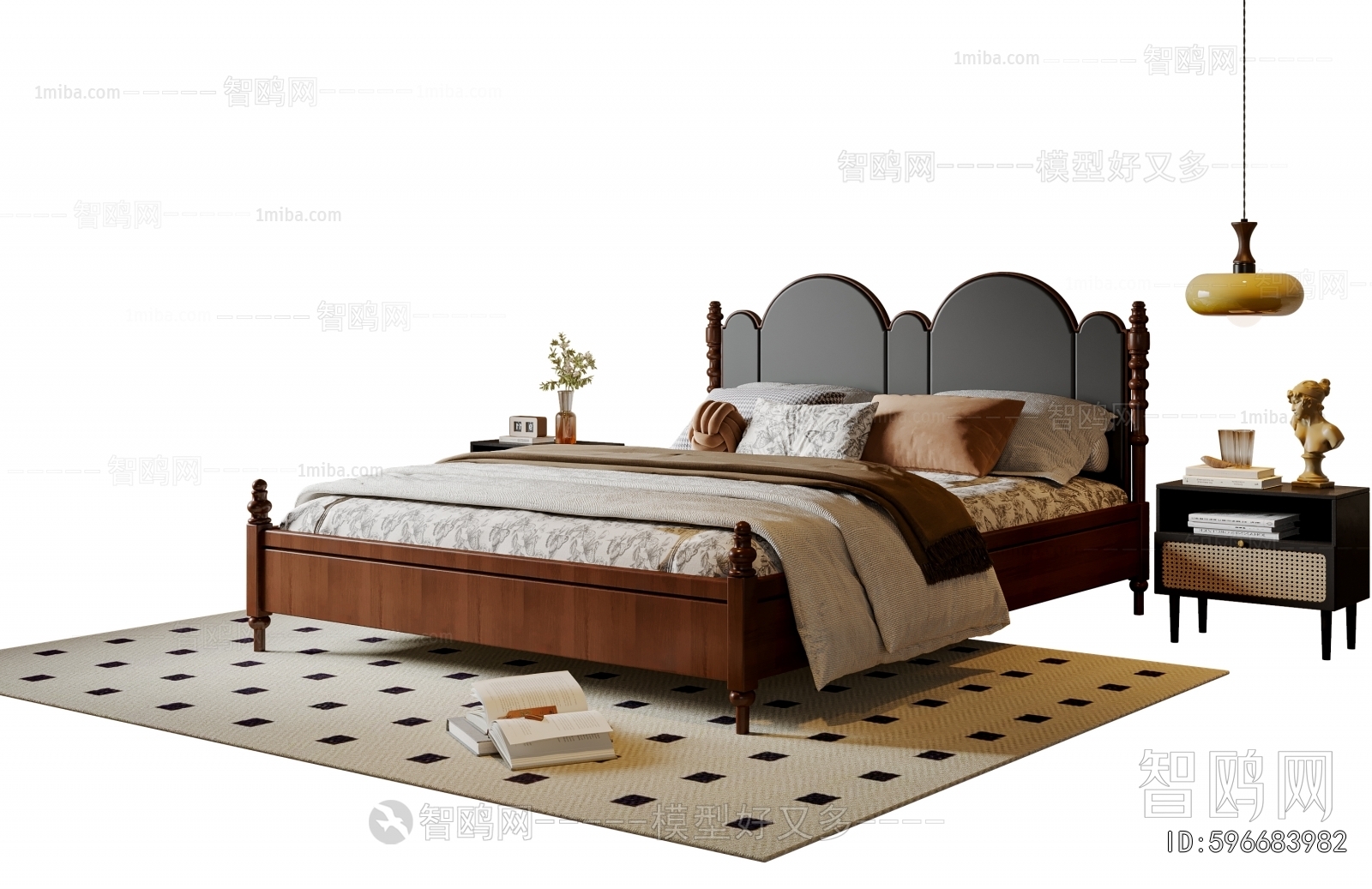 French Style Double Bed