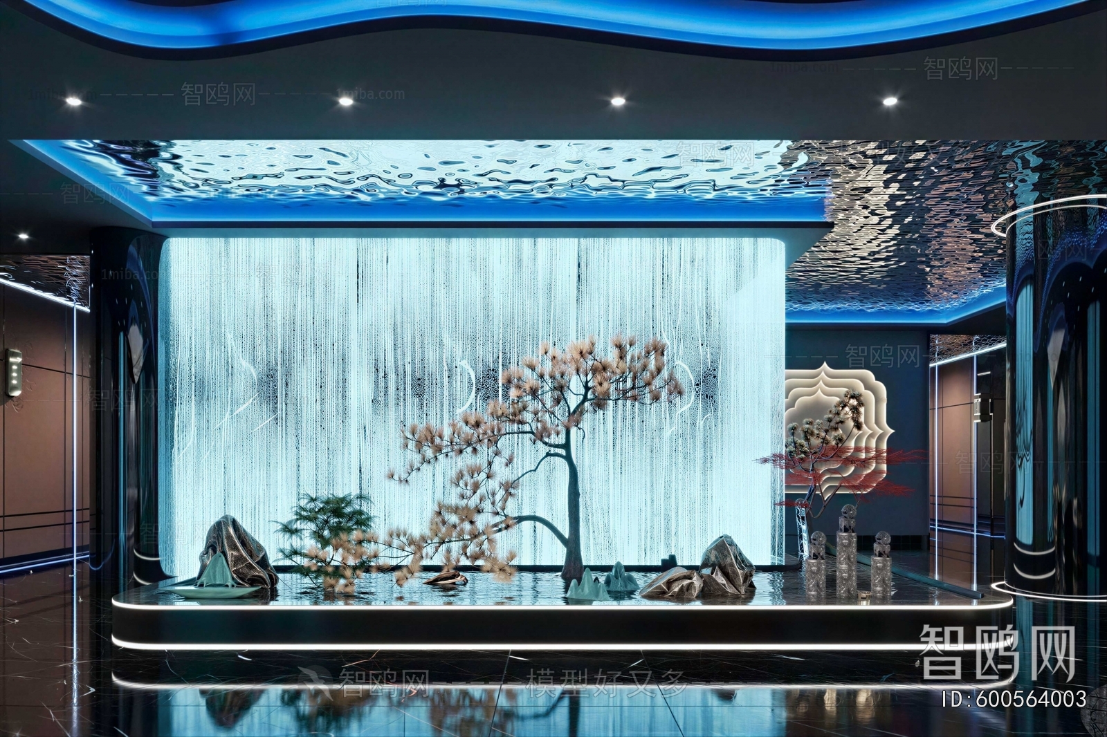 New Chinese Style Plant Landscaping