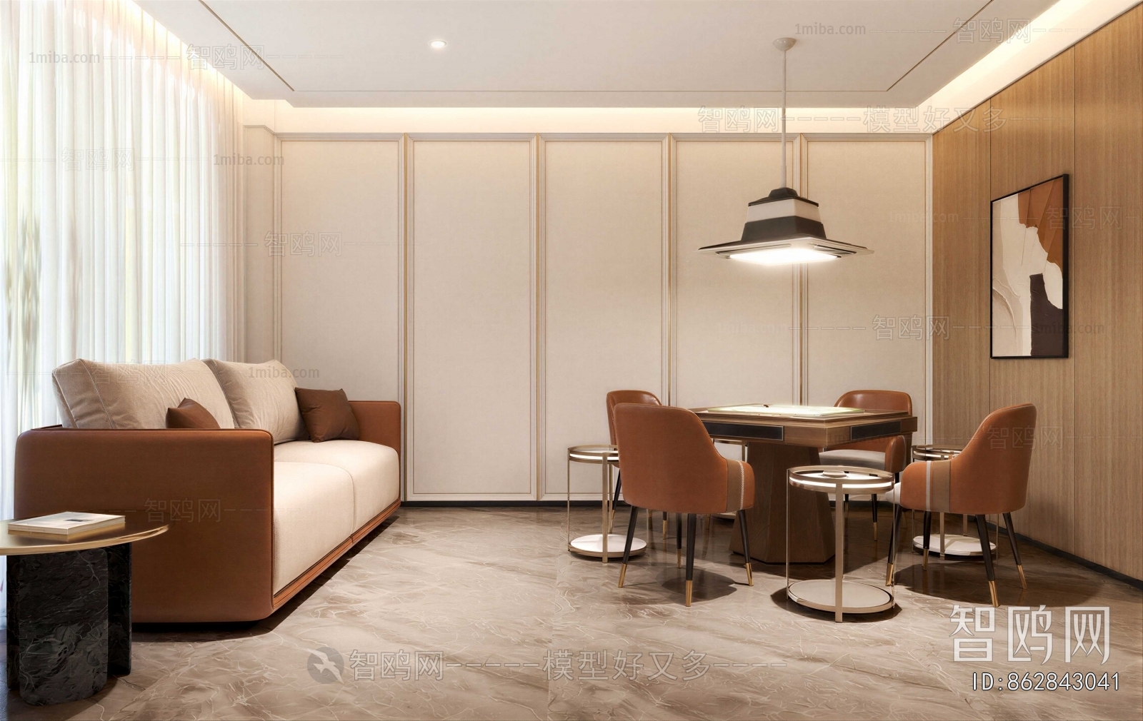 Modern Chess And Card Room