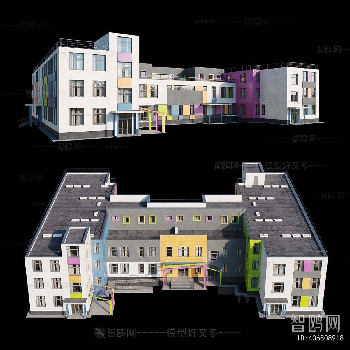 Modern School Building