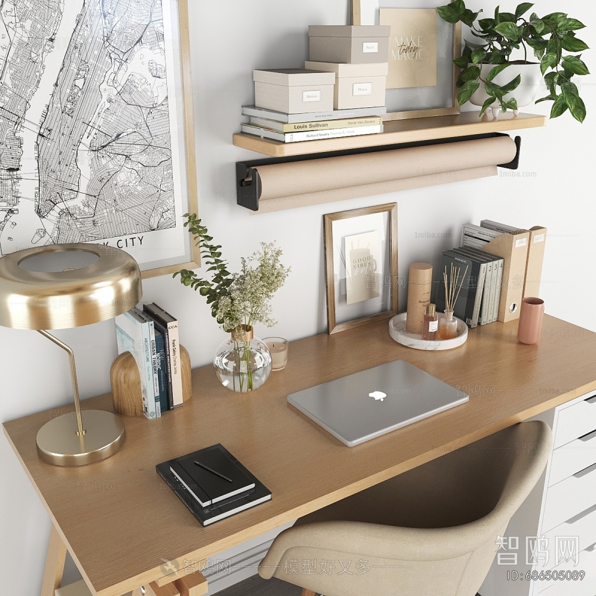 Modern Computer Desk And Chair