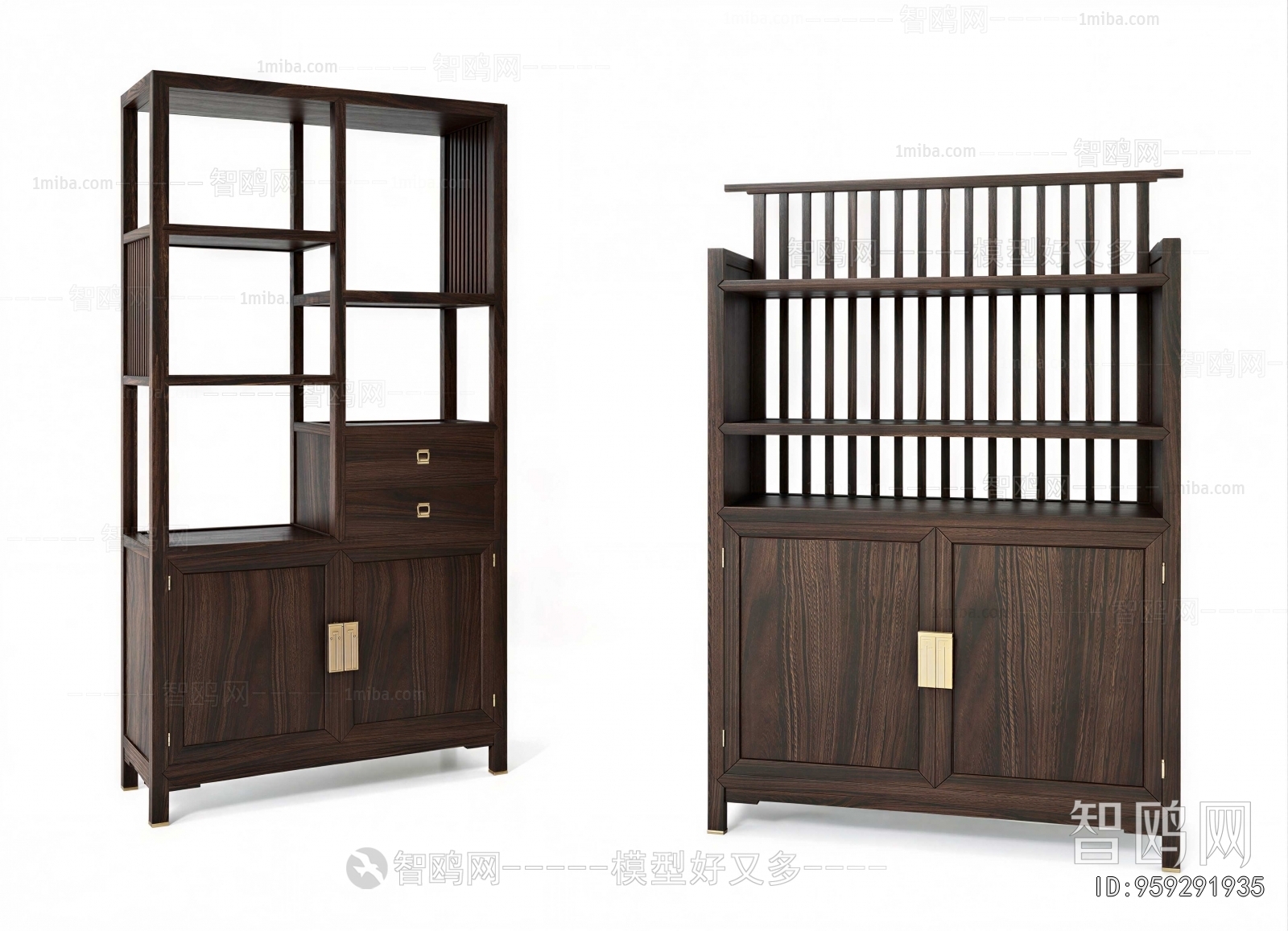 New Chinese Style Decorative Cabinet