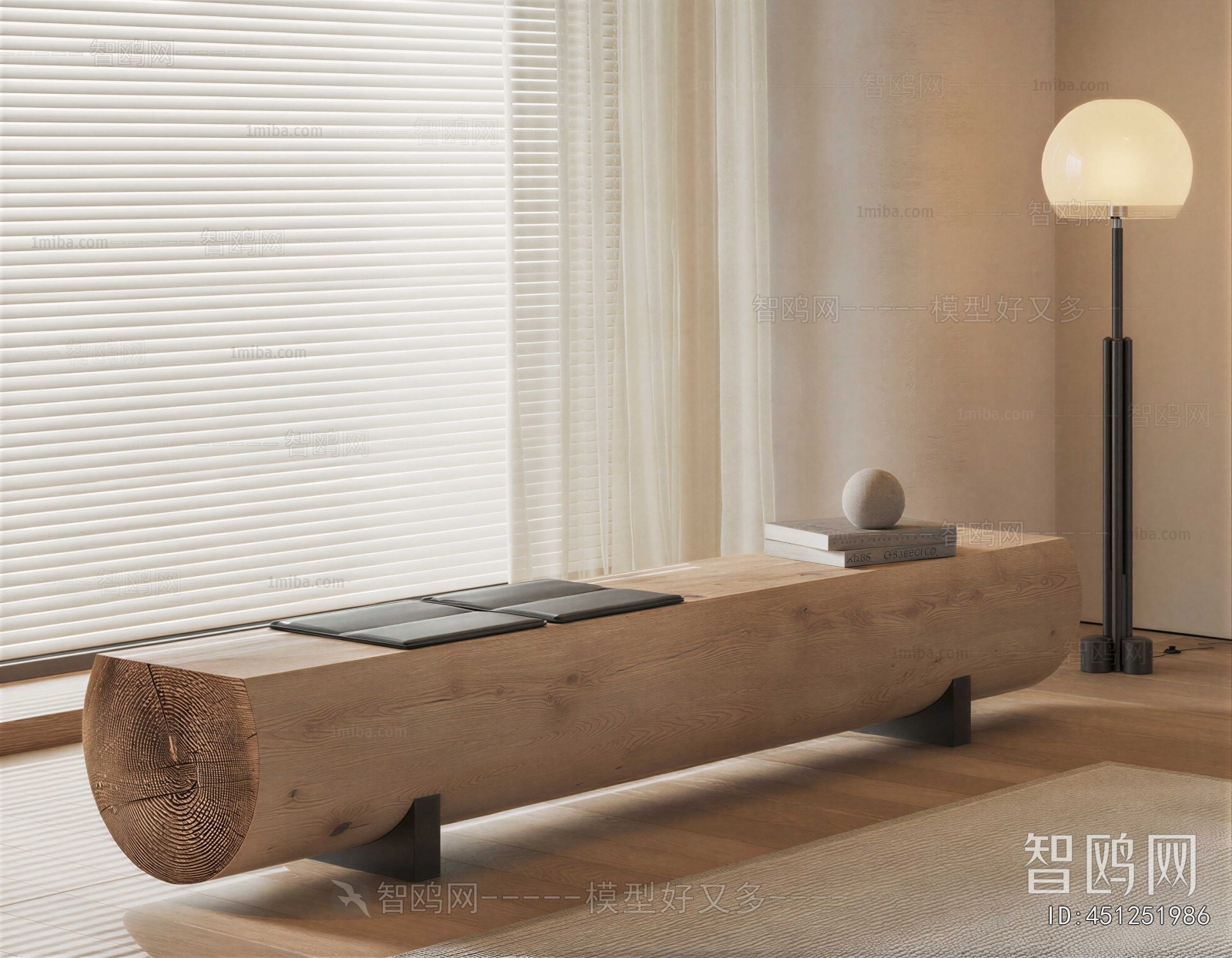 Wabi-sabi Style Bench