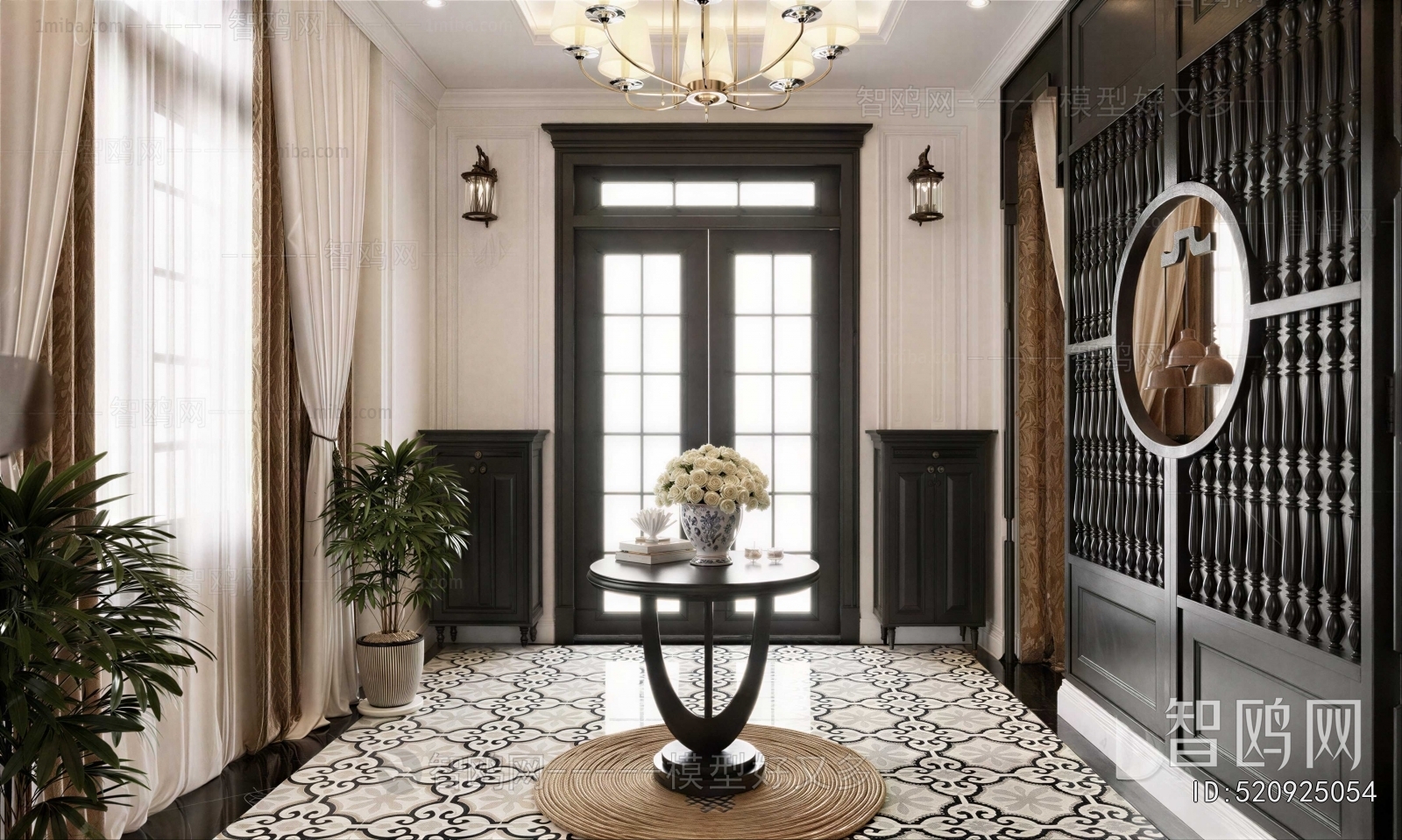 American Style Hallway