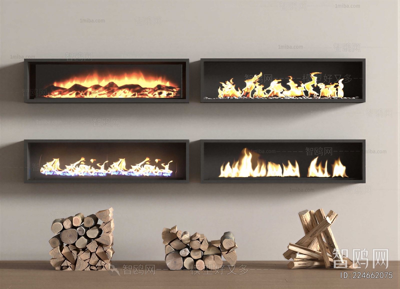 Modern Electronic Fireplace