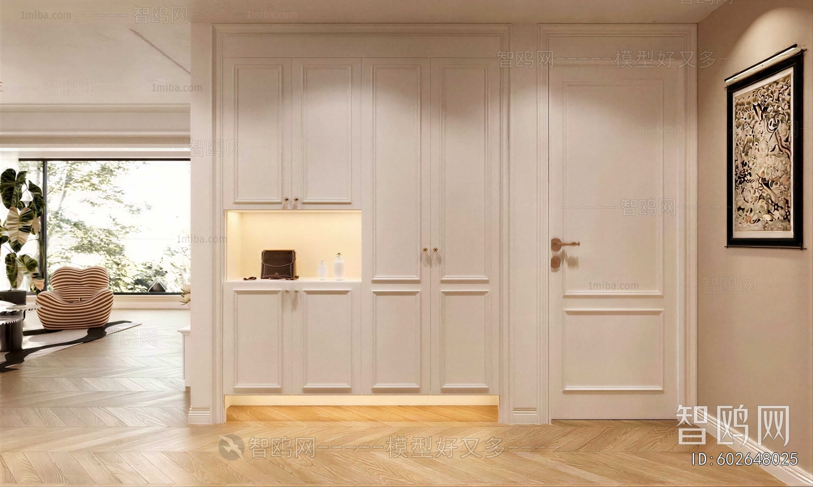 French Style Shoe Cabinet