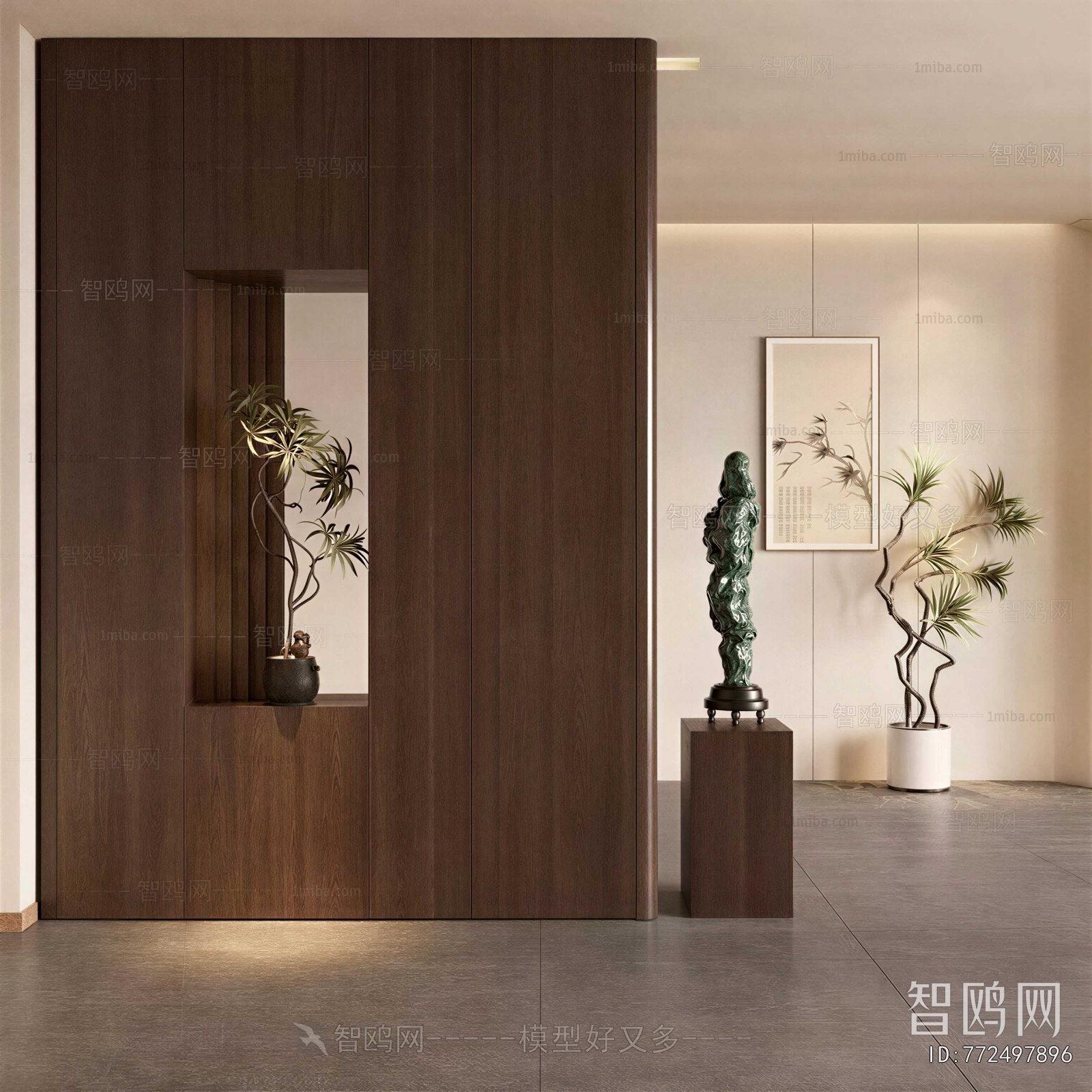 New Chinese Style Hallway