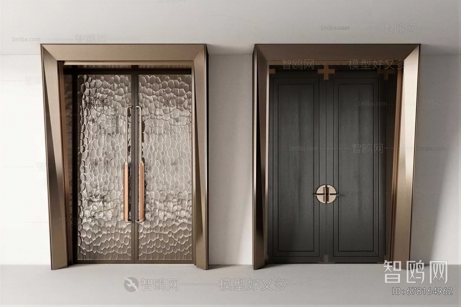 Modern Double Door