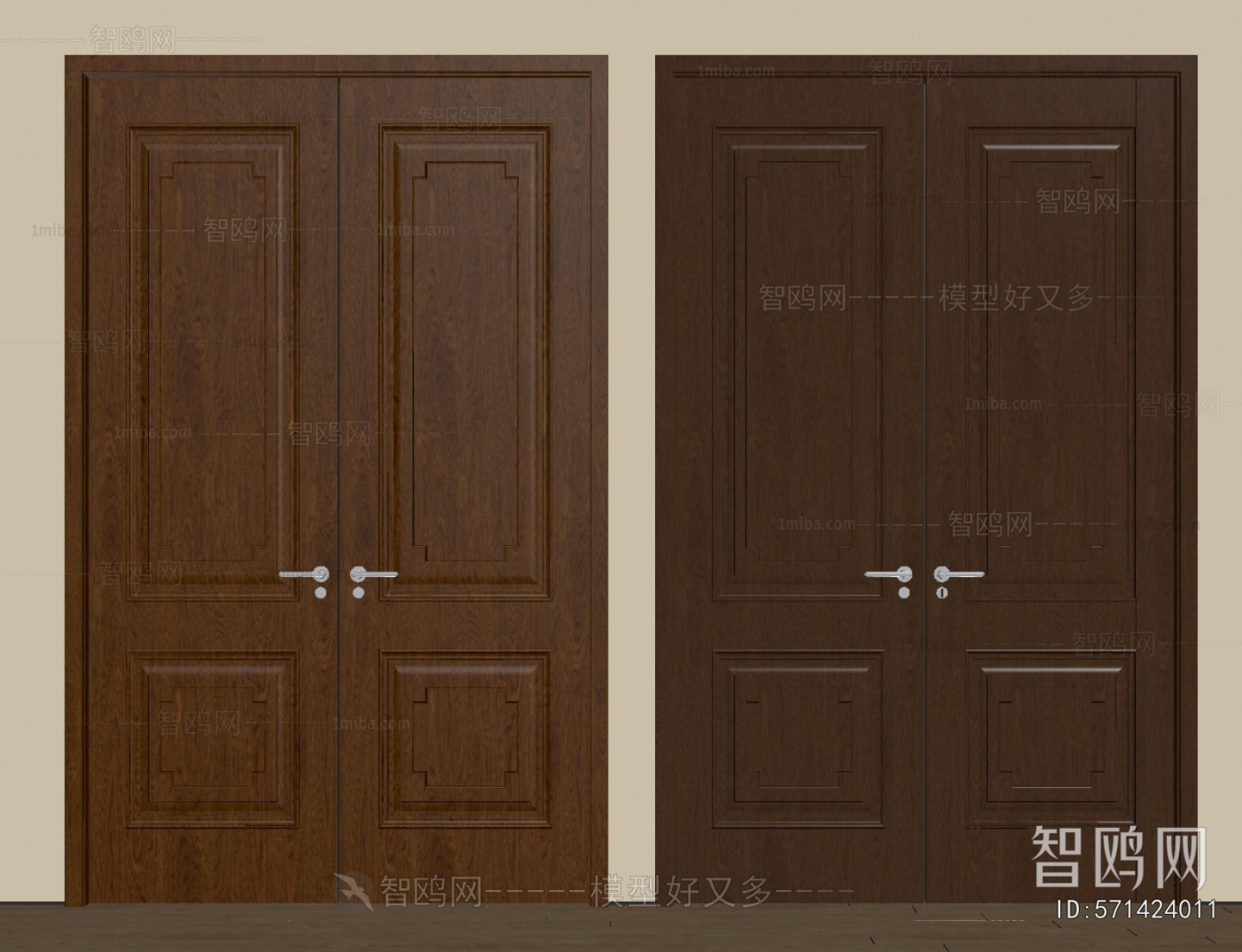 New Chinese Style Double Door