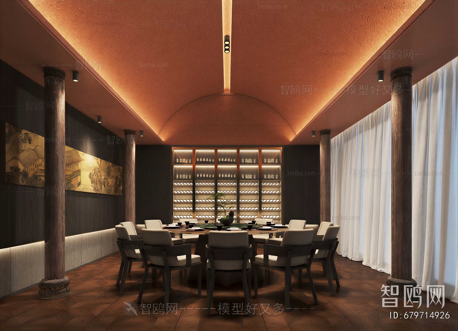 New Chinese Style Restaurant Box