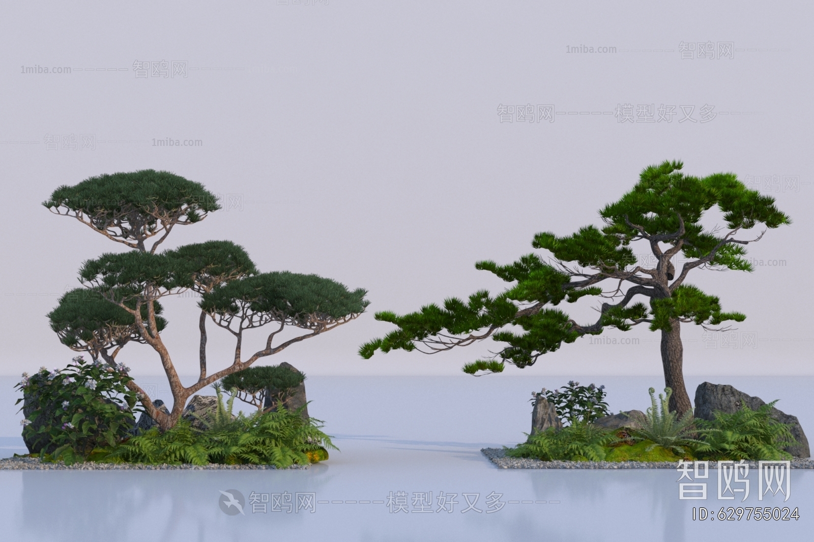 New Chinese Style Plant Landscaping