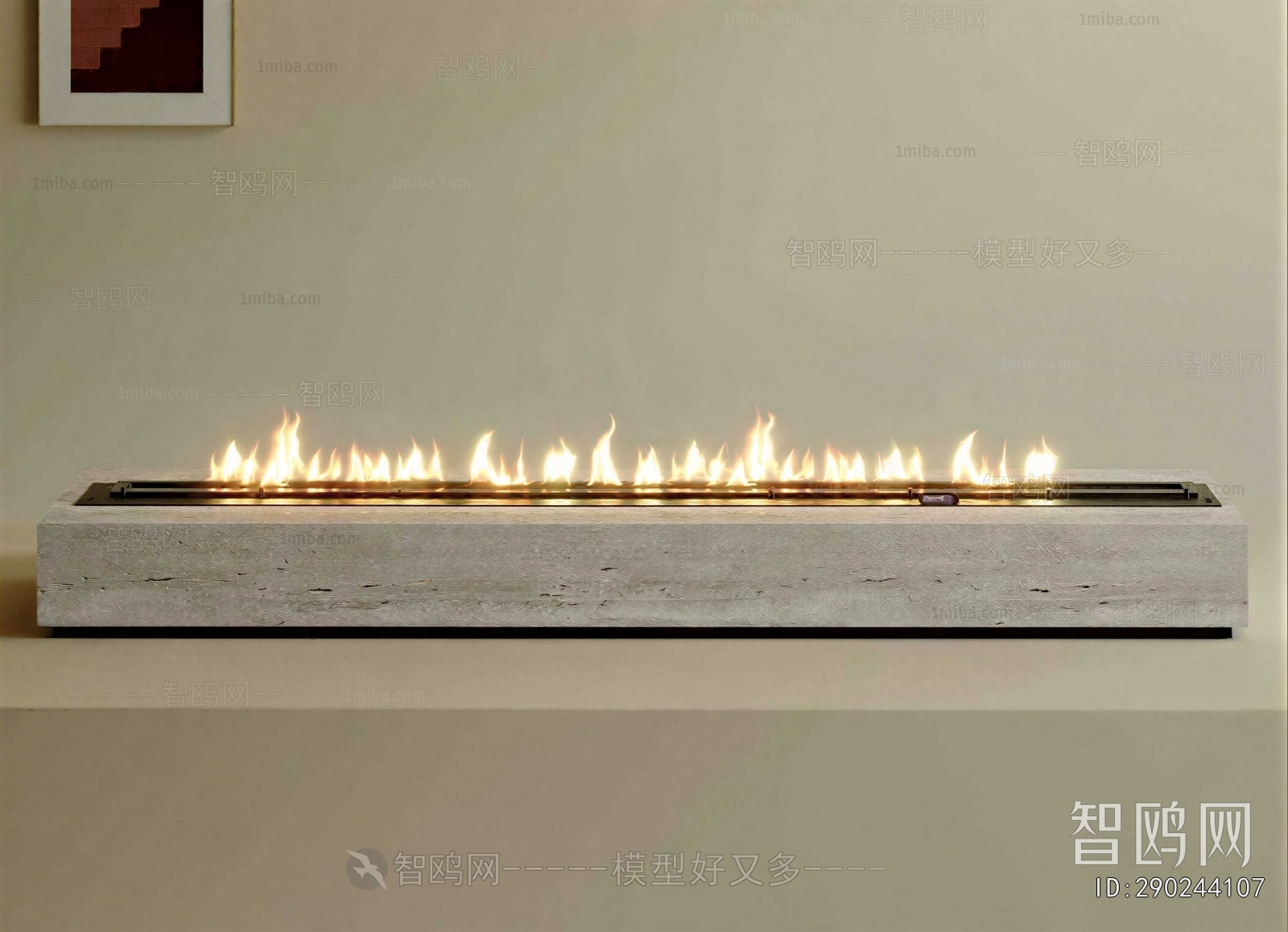 Modern Electronic Fireplace