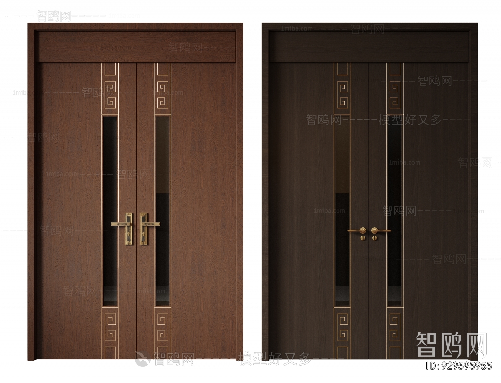 New Chinese Style Double Door