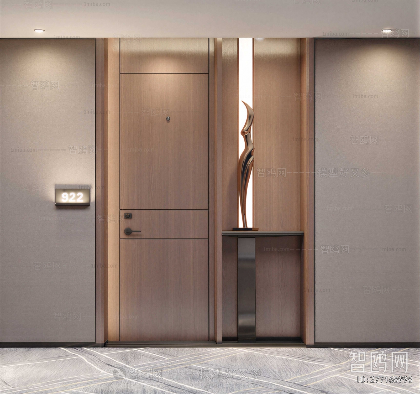Modern Single Door