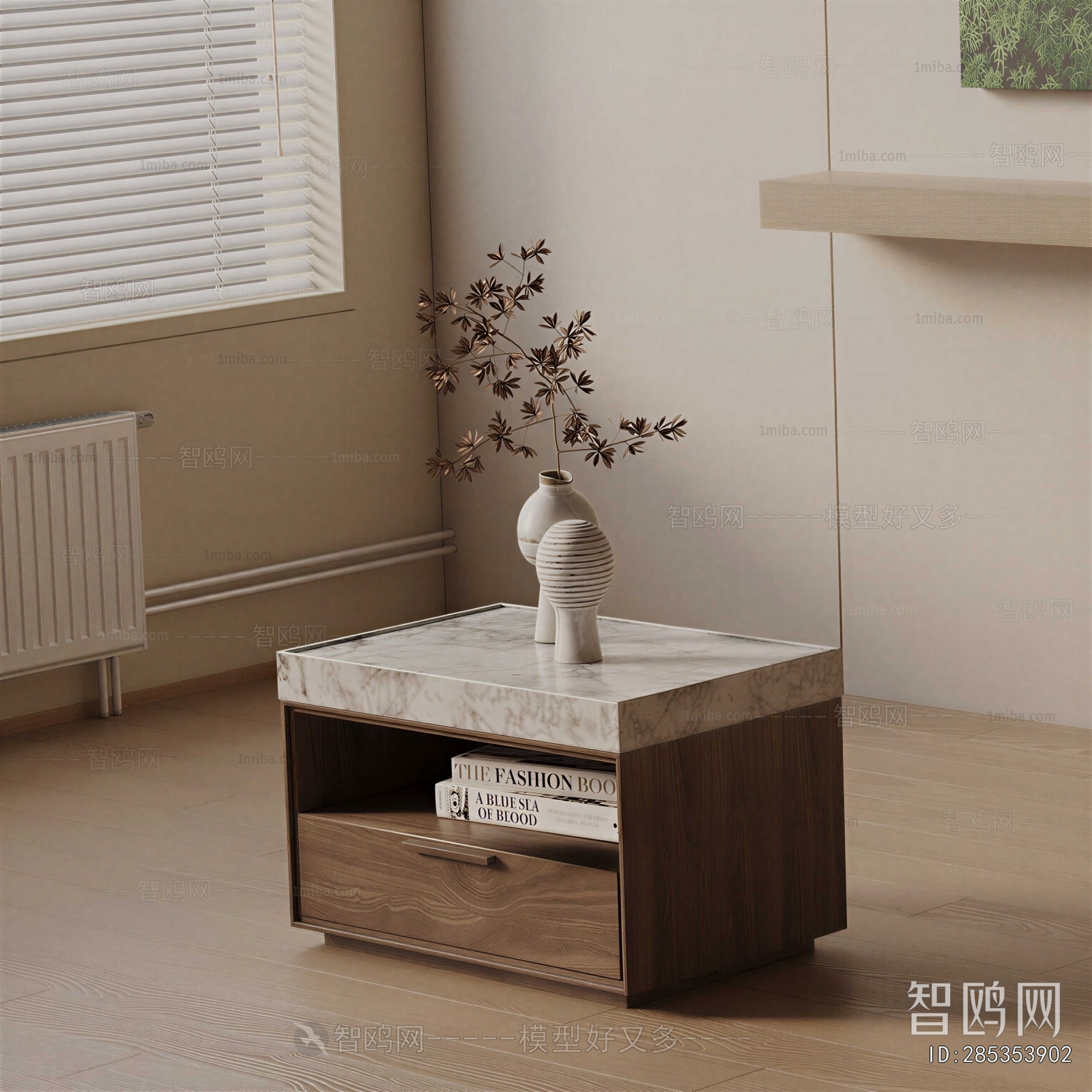 Modern Bedside Cupboard