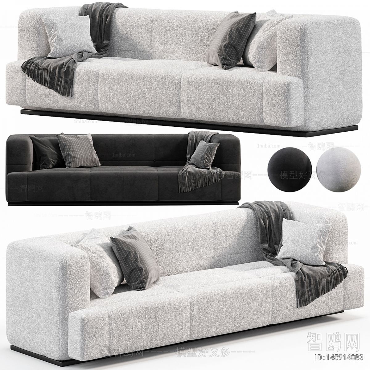 Modern Three-seat Sofa