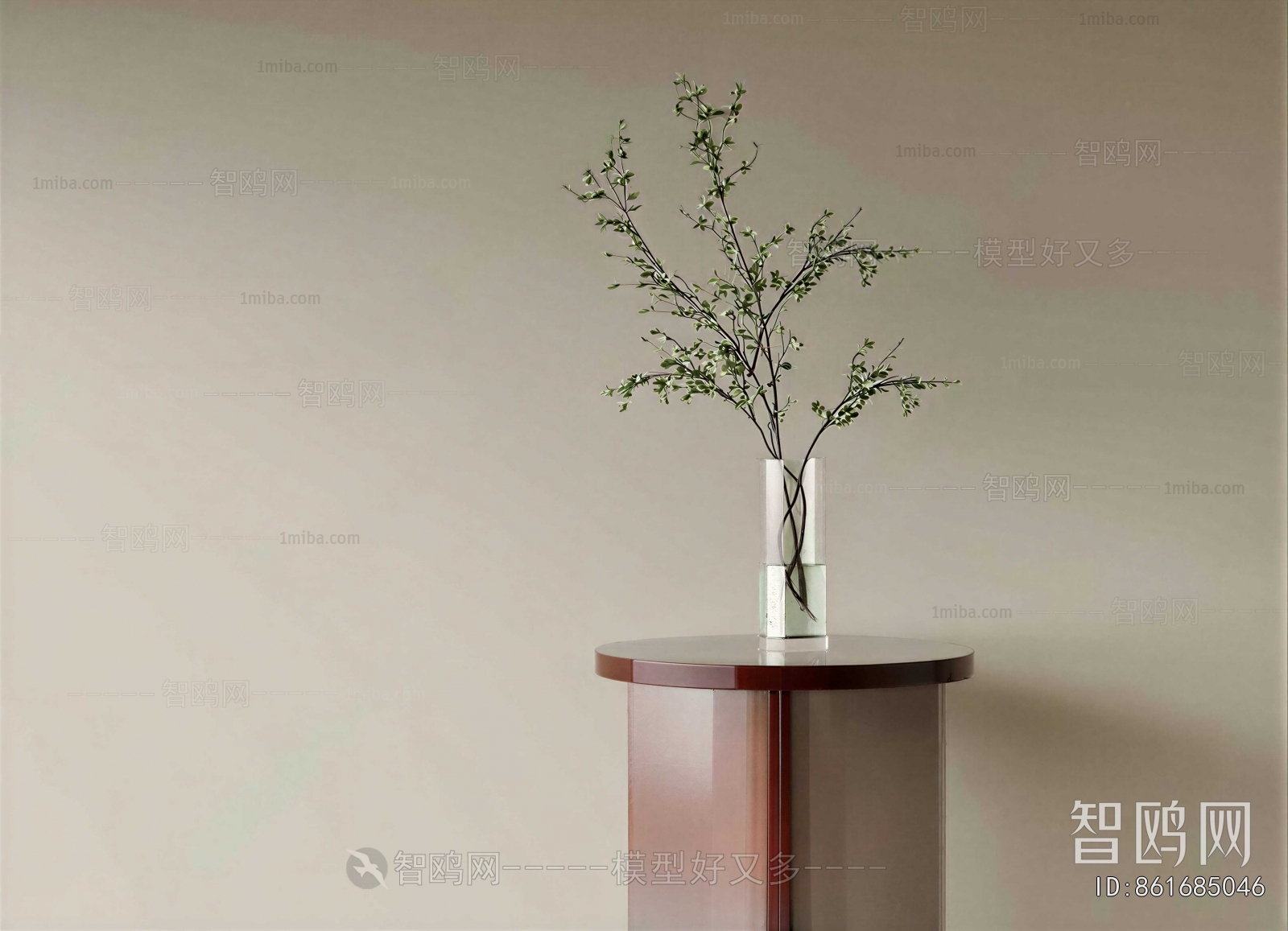 Modern Aquatic Green Plant