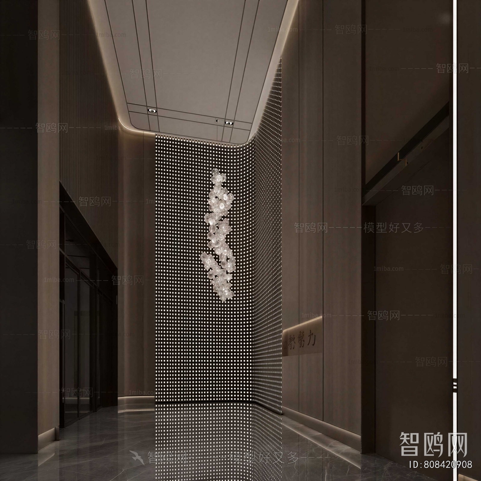 Modern Office Elevator Hall