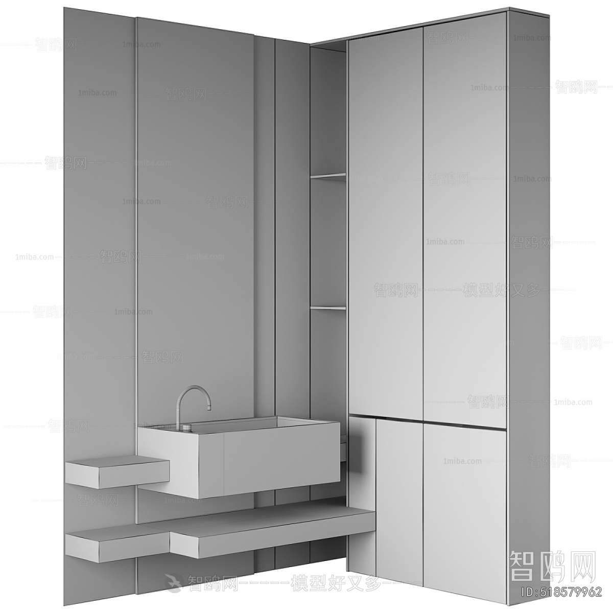 Modern Bathroom Cabinet