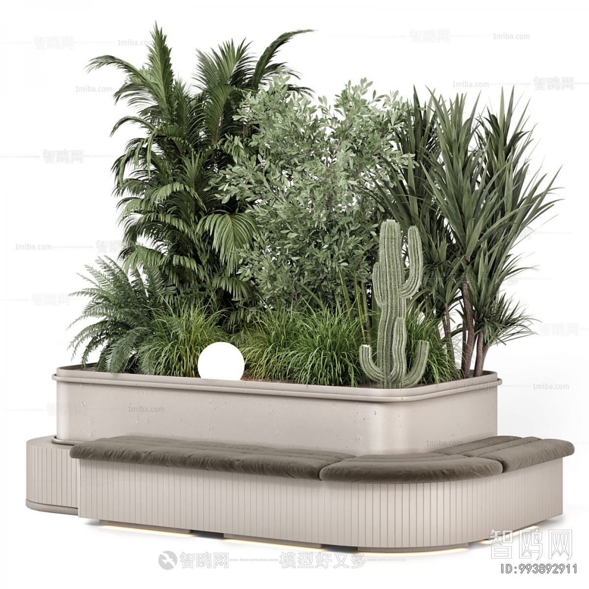 Modern Flower Bed, Flower Bowl, Flower Box