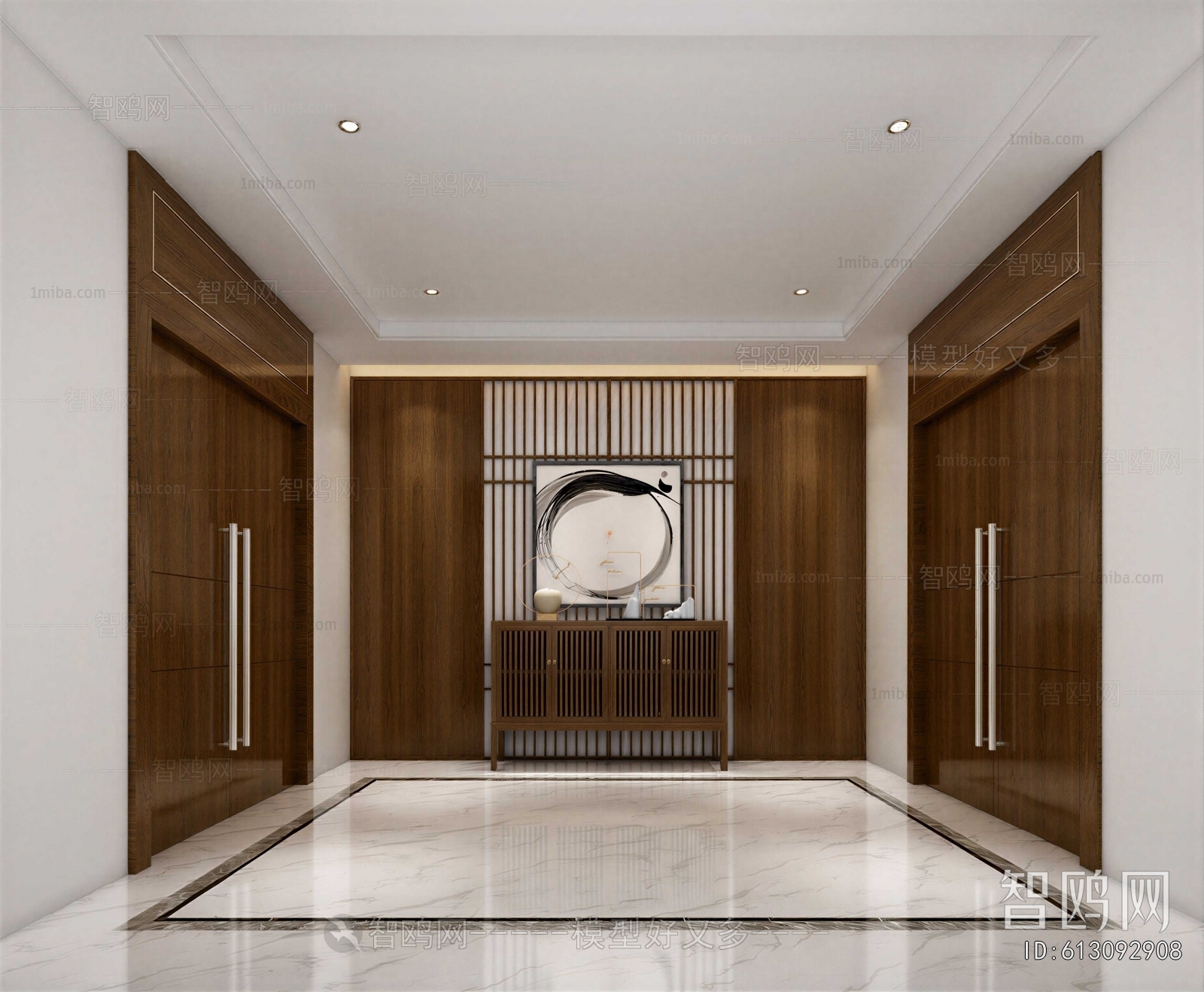 New Chinese Style Office Aisle