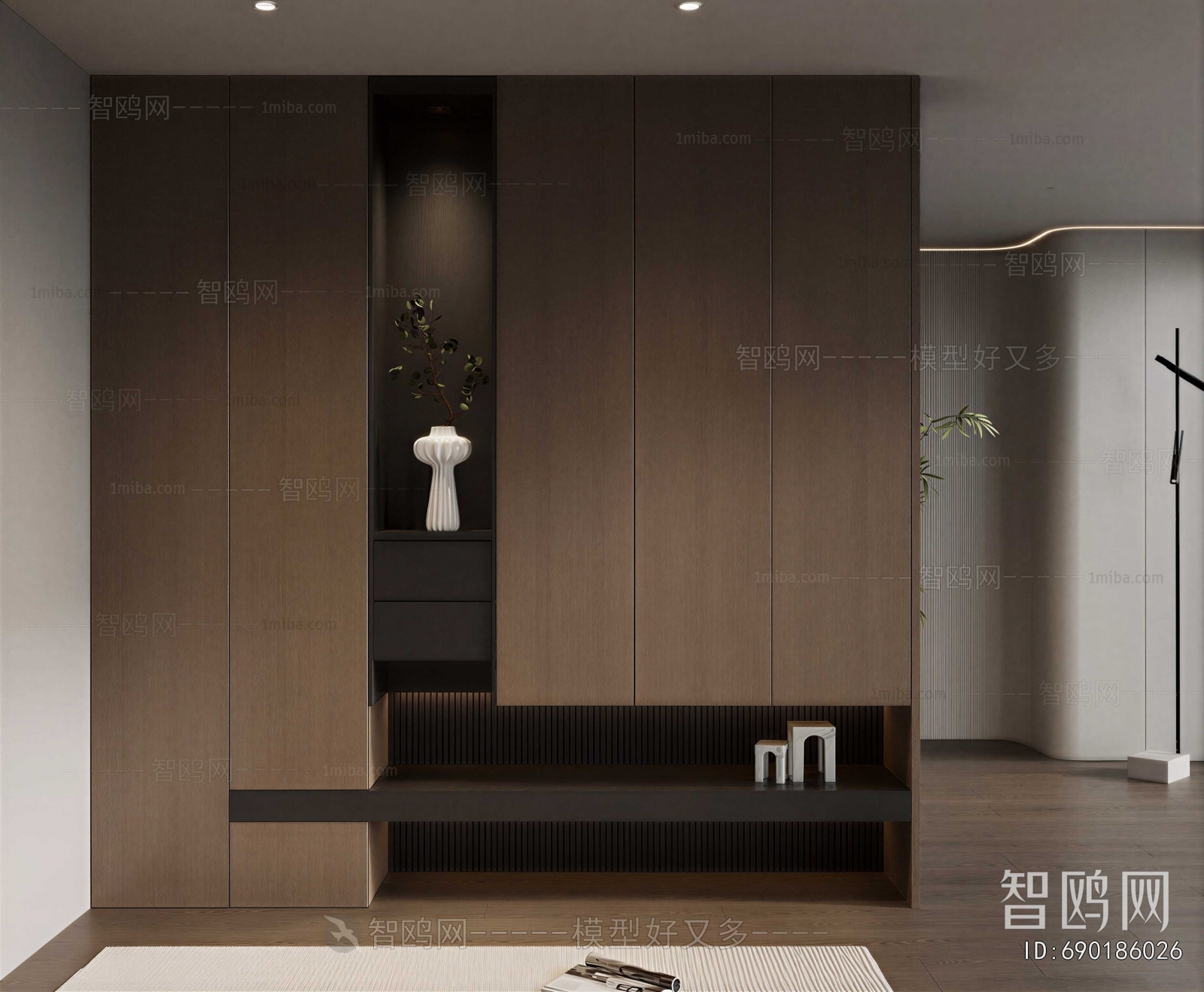 Modern Entrance Cabinet