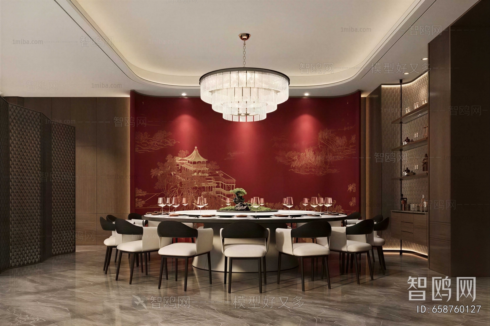 New Chinese Style Restaurant Box