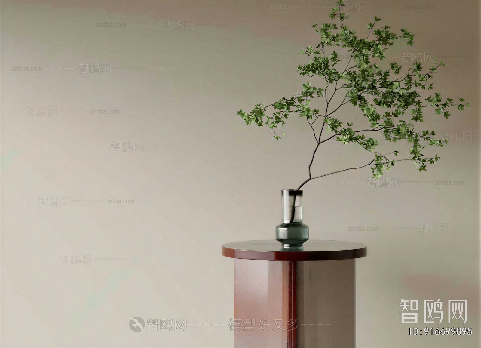 Modern Aquatic Green Plant