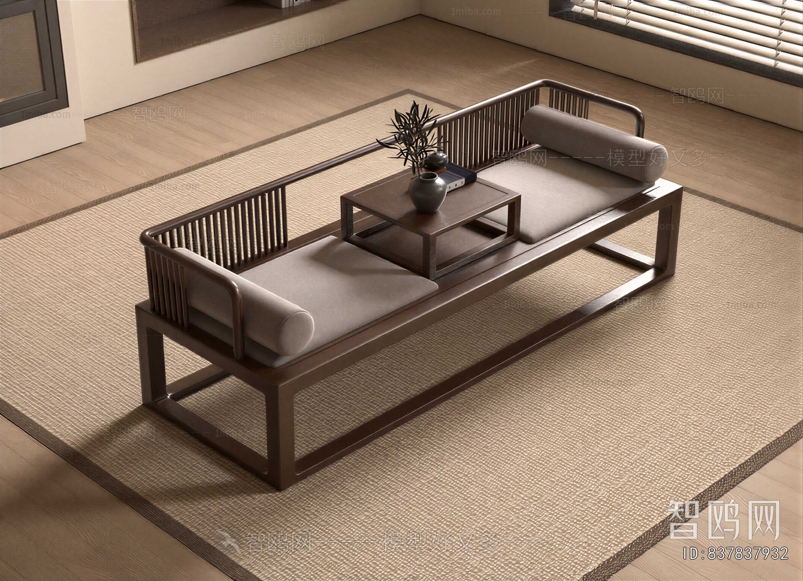 New Chinese Style Arhat Bed