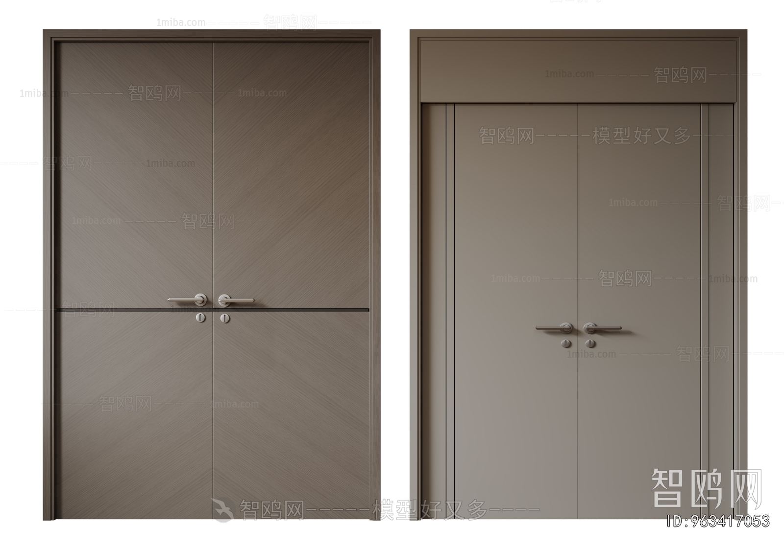 Modern Double Door
