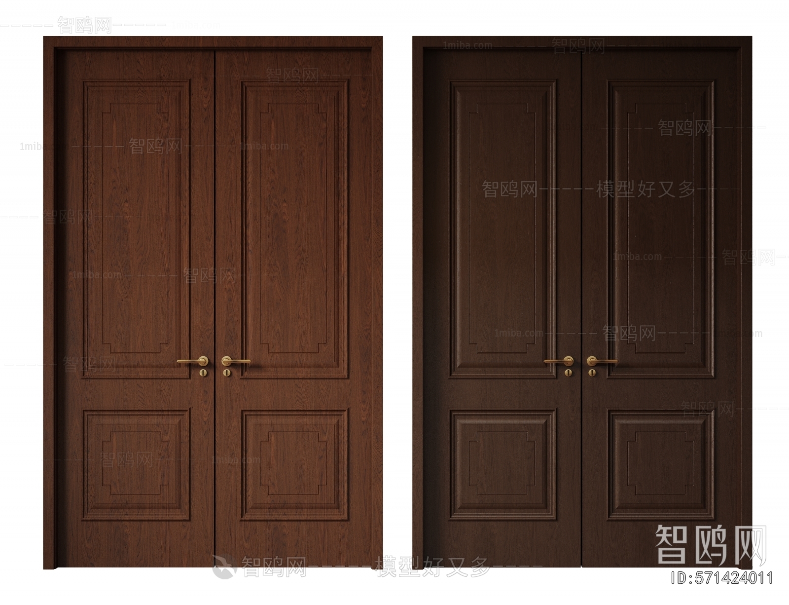 New Chinese Style Double Door