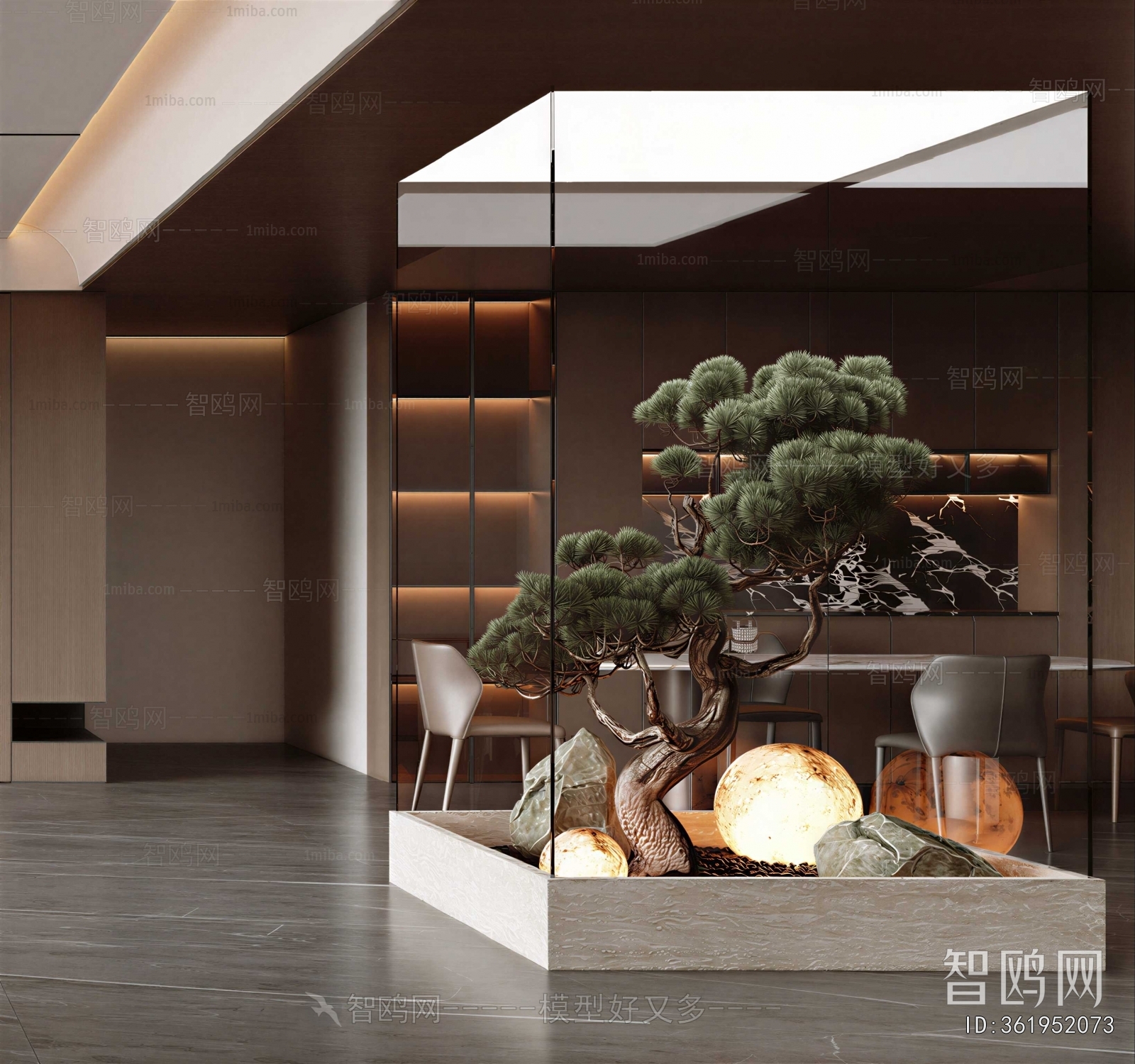 New Chinese Style Plant Landscaping