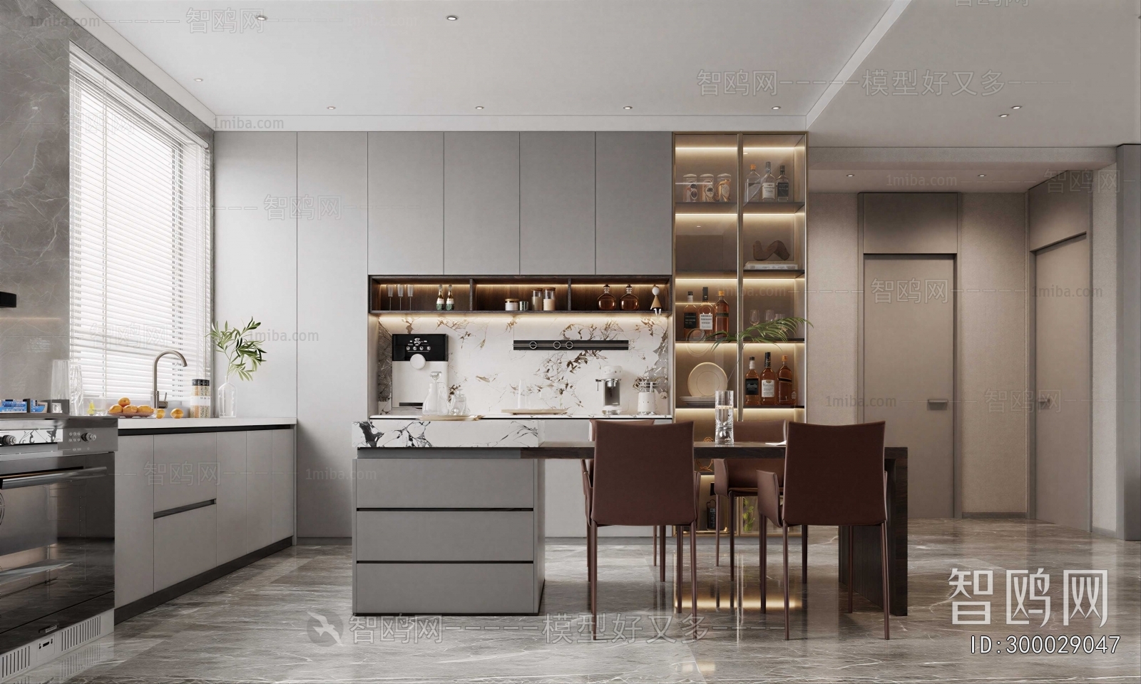Modern Open Kitchen