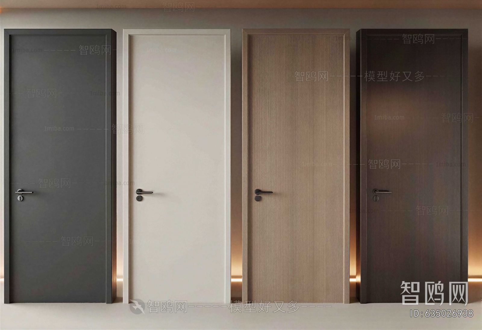 Modern Single Door