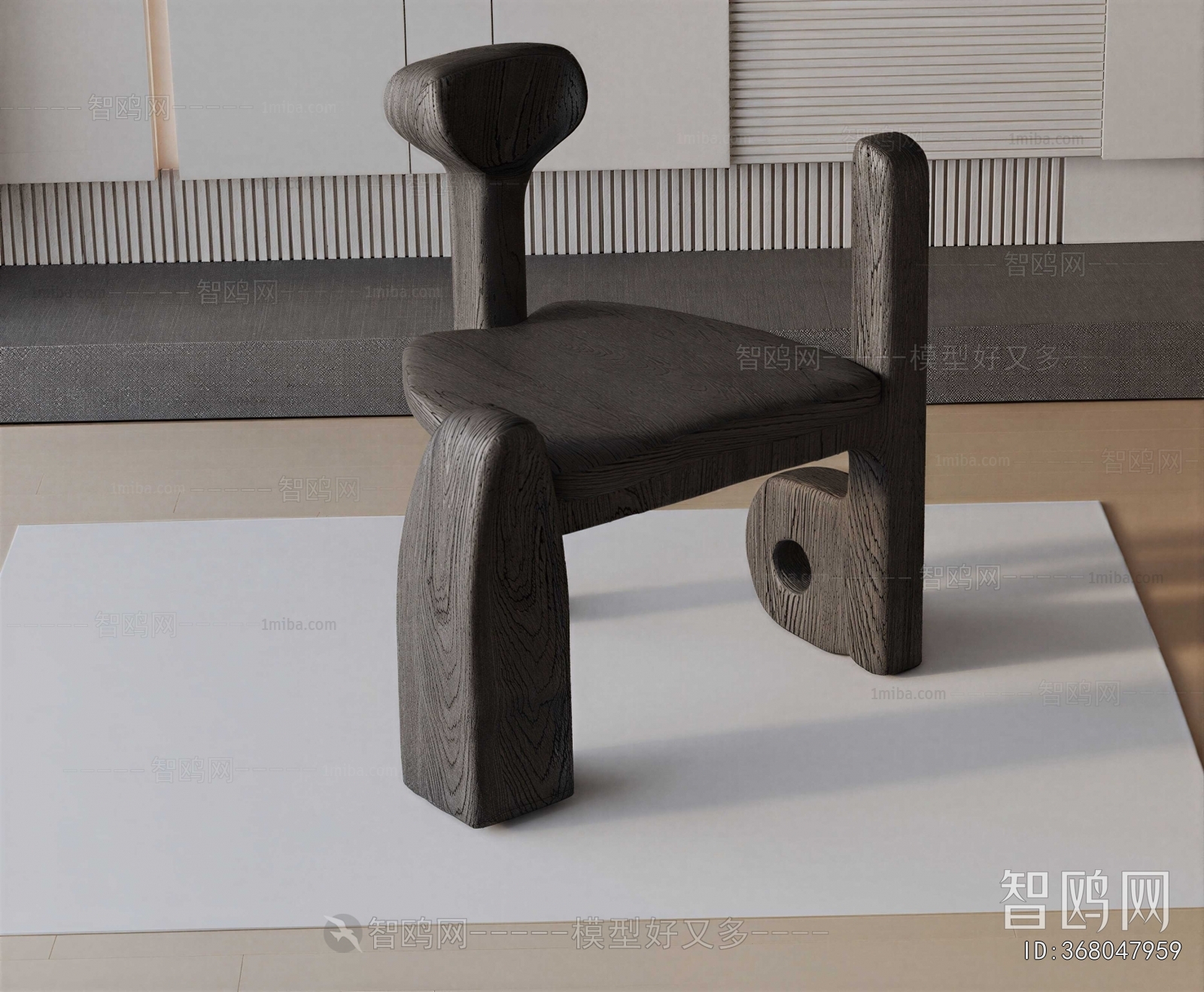 Wabi-sabi Style Lounge Chair