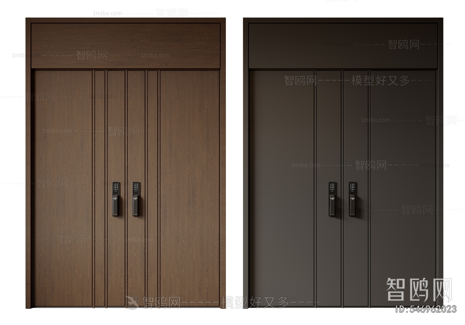 Modern Double Door