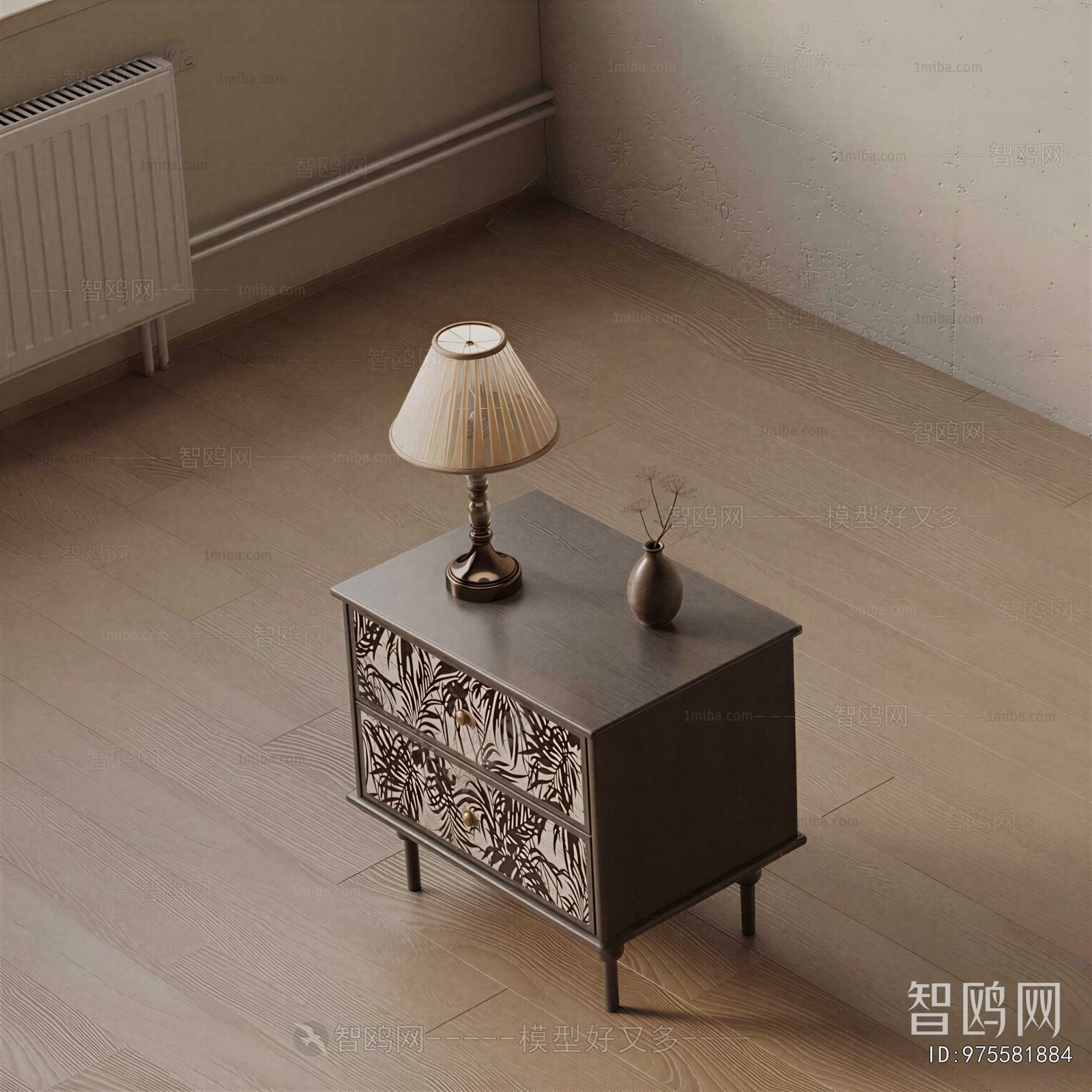 Modern Bedside Cupboard