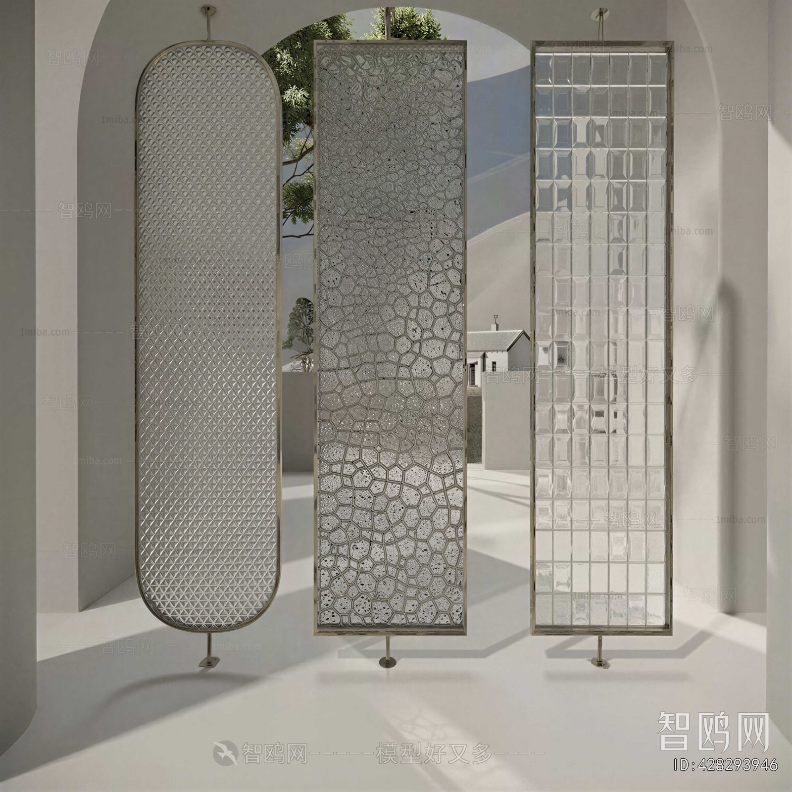 Modern Glass Screen Partition