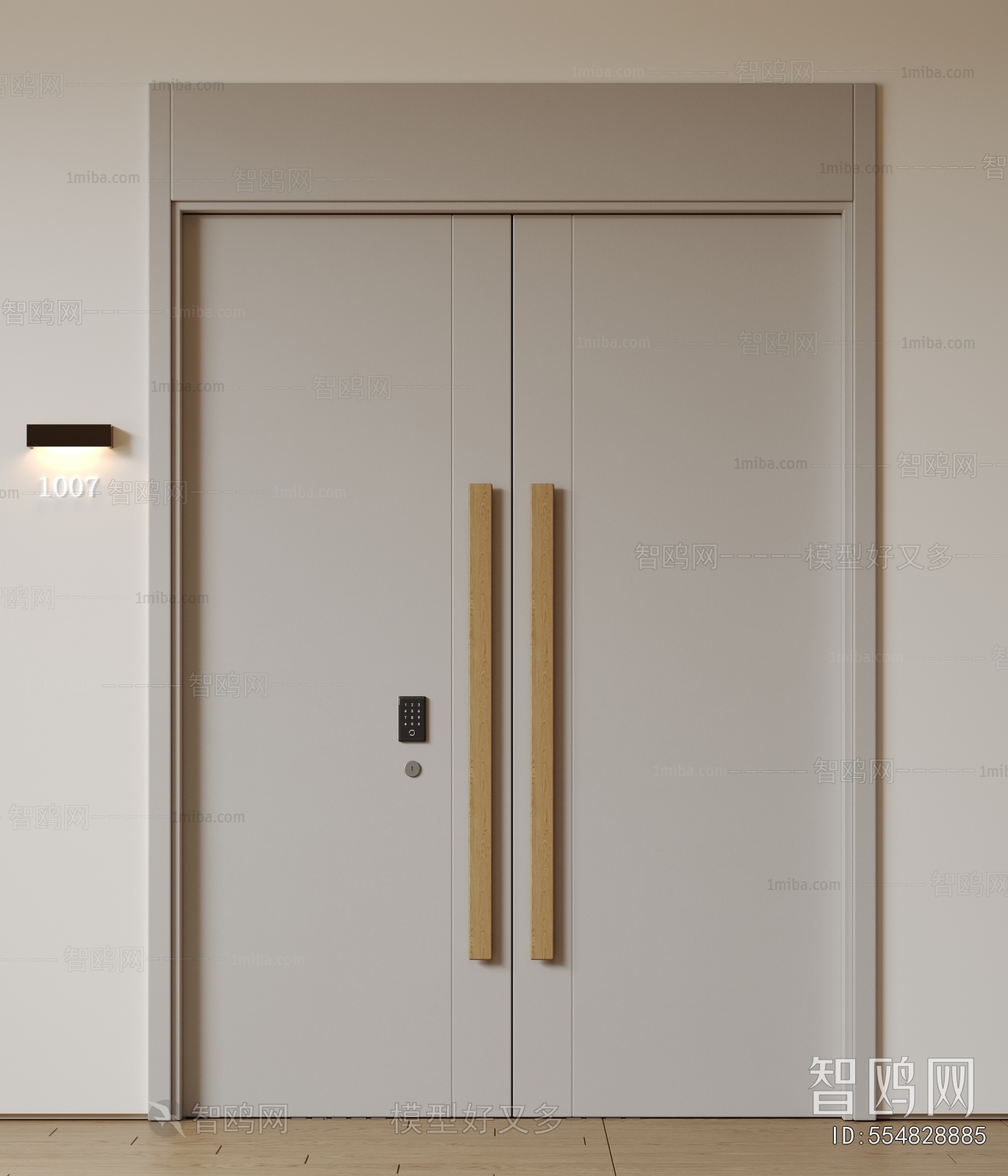 Modern Double Door