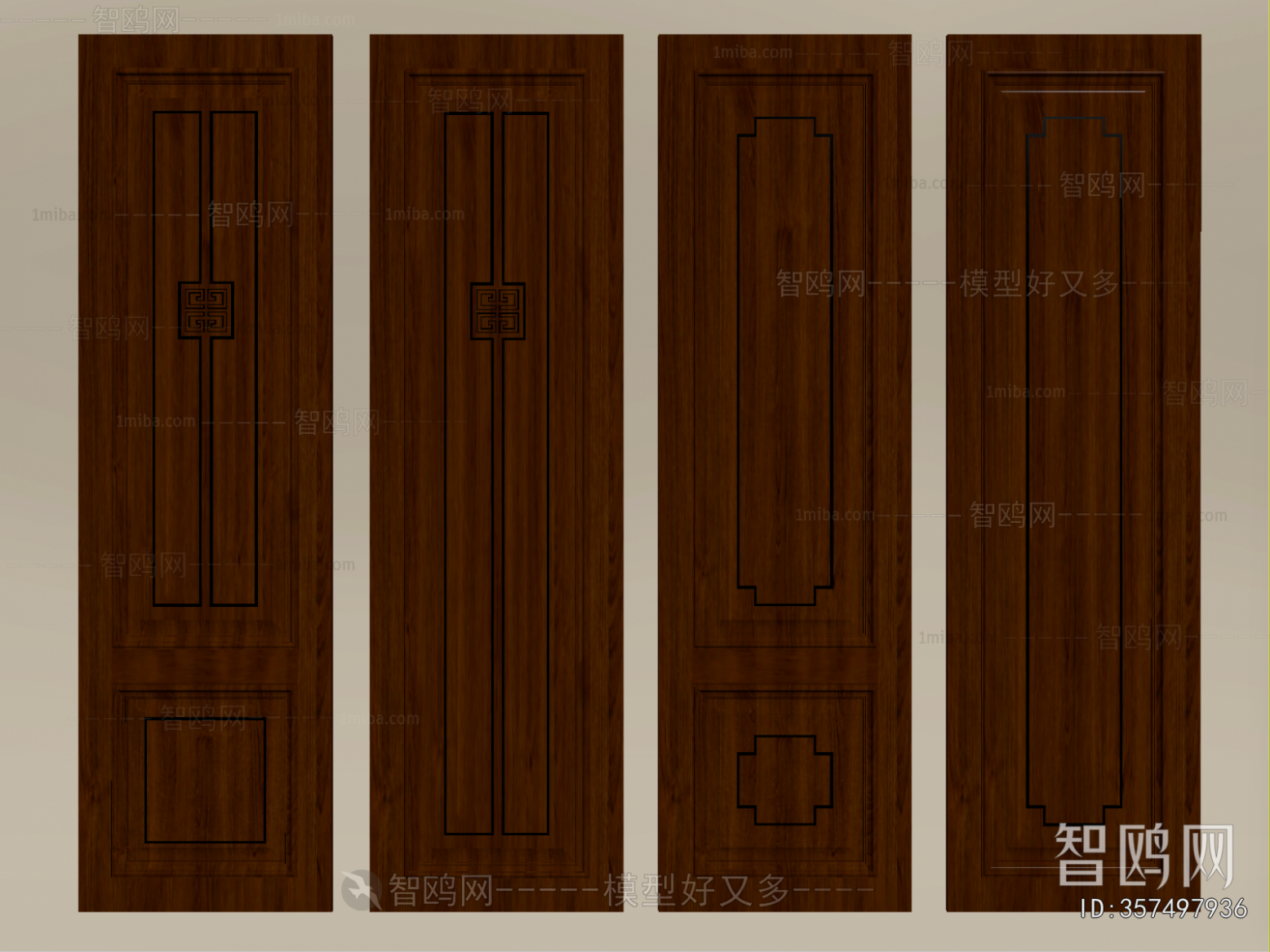 New Chinese Style Door Panel