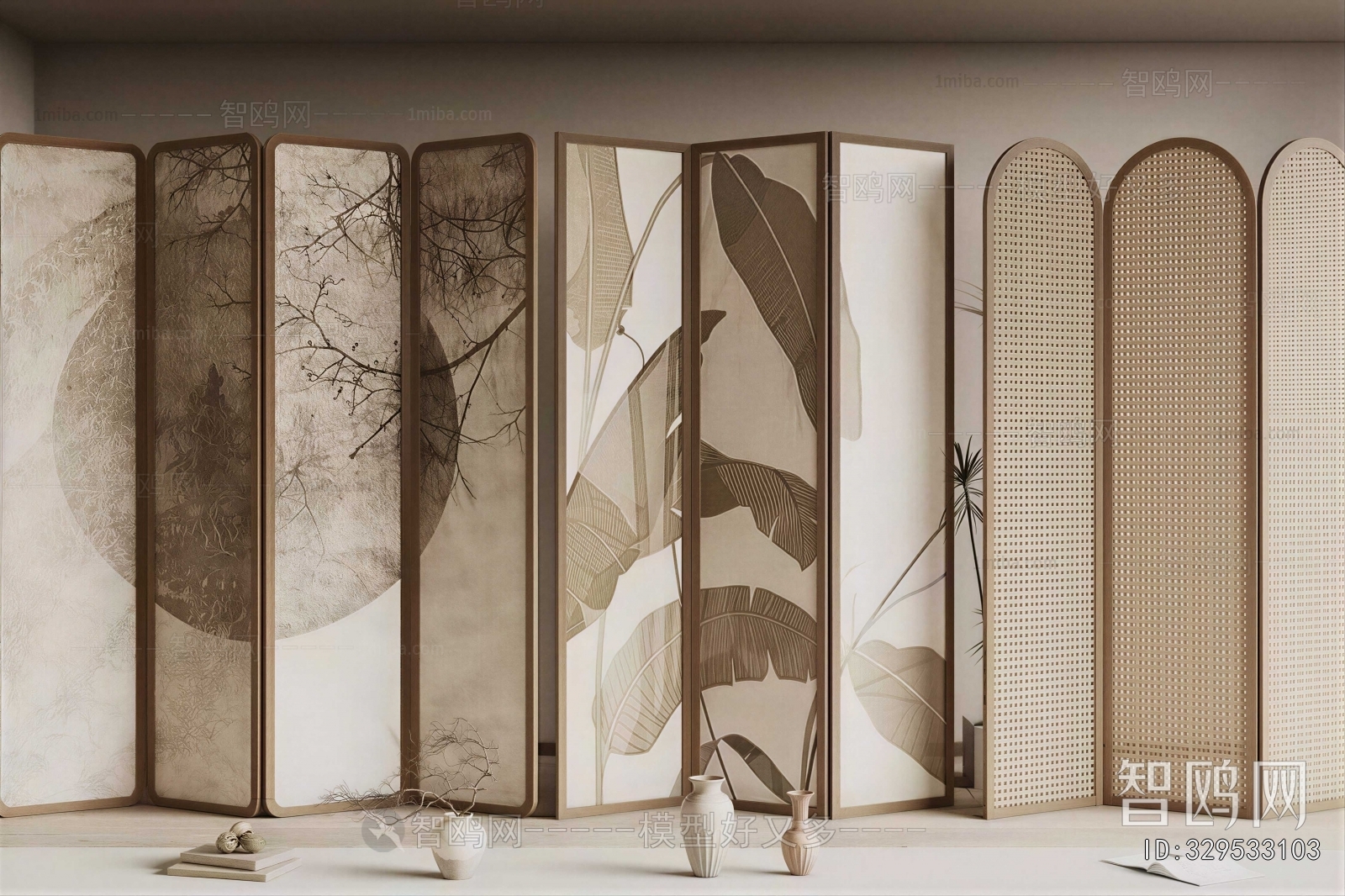 Wabi-sabi Style Partition